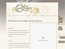 Tablet Screenshot of carriagehouseottawa.com